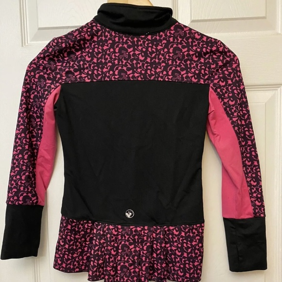 Lime Apple pink sports jacket size 10/12 Guc - Picture 2 of 5